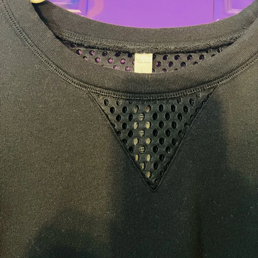 ALO Mesh Back Yoga Sweatshirt - Picture 2 of 8